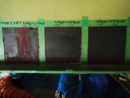 塗布量別剥離試験