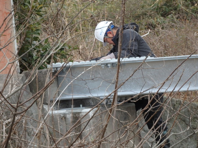 桁設置作業状況