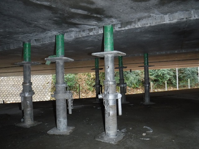 アンカー状況（桁下）